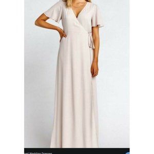 Show Me Your MuMu Noelle Wrap Dress Size SMALL New